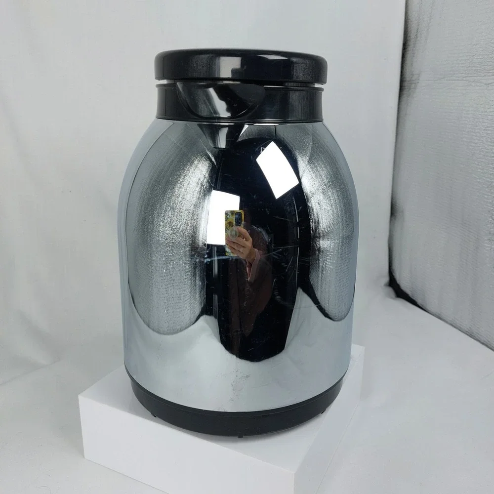 COFFEE POT REPLACEMENT Thermal Carafe Chrome 10–12 Cup Brew‎ & Pour Lid